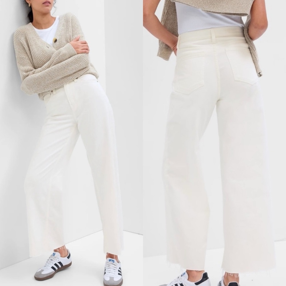 Gap High Rise Wide Leg Jeans